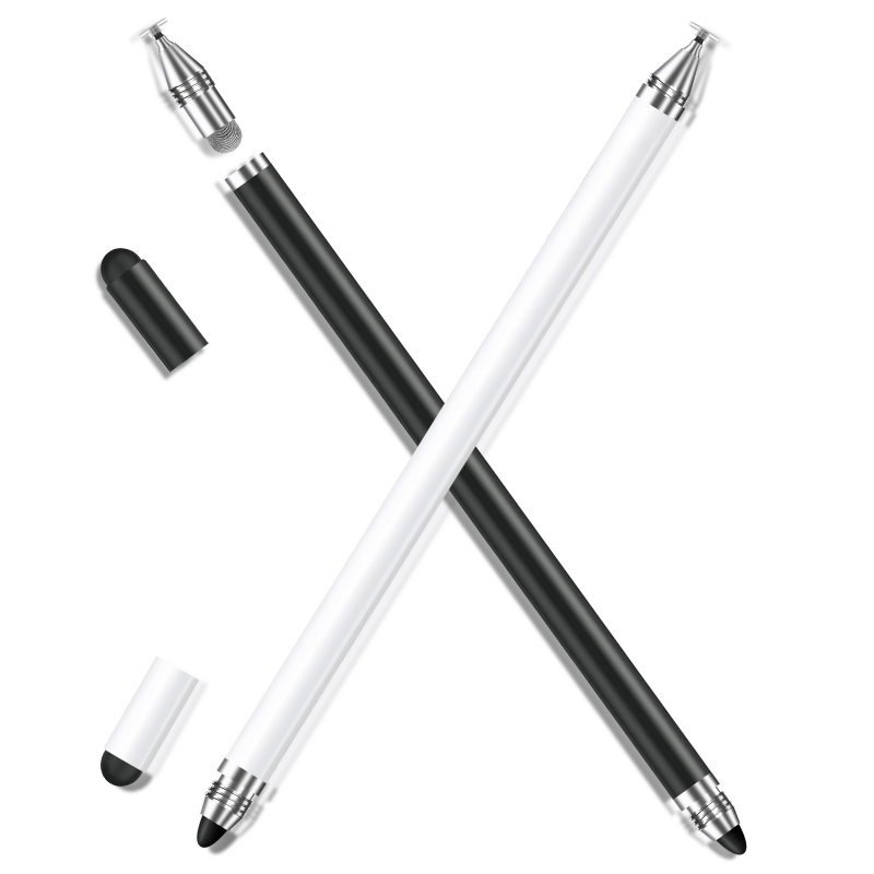 Ultramarine Technology iPad Samsung 4-in-1 Universal Capacitive Stylus Pen Replaceable Nib