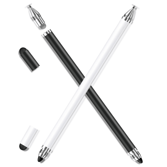 Ultramarine Technology iPad Samsung 4-in-1 Universal Capacitive Stylus Pen Replaceable Nib