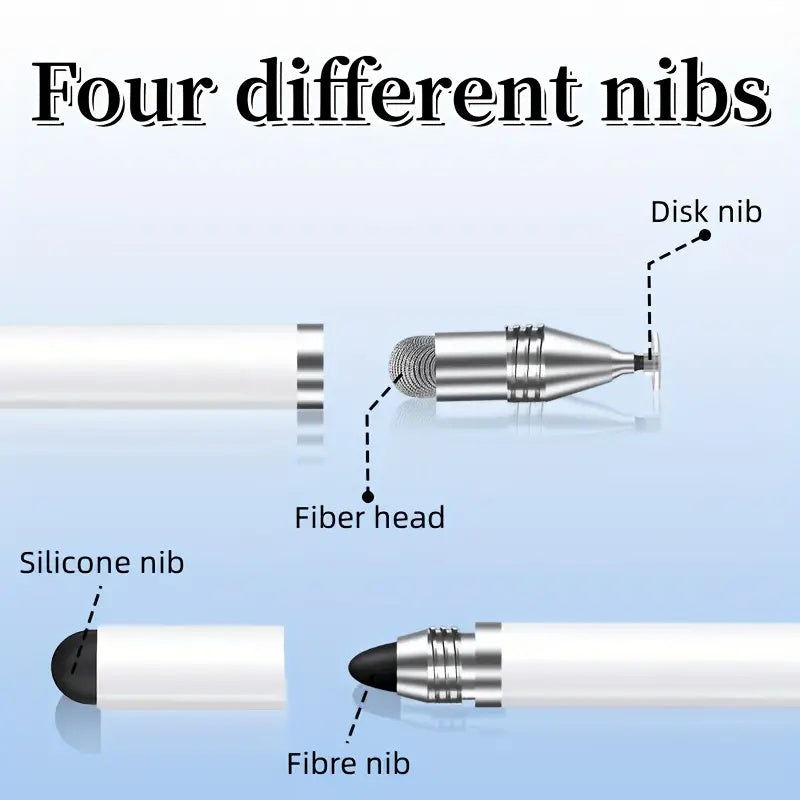 Ultramarine Technology iPad Samsung Android Gradient 4-in-1 Universal Capacitive Stylus Pen Nibs
