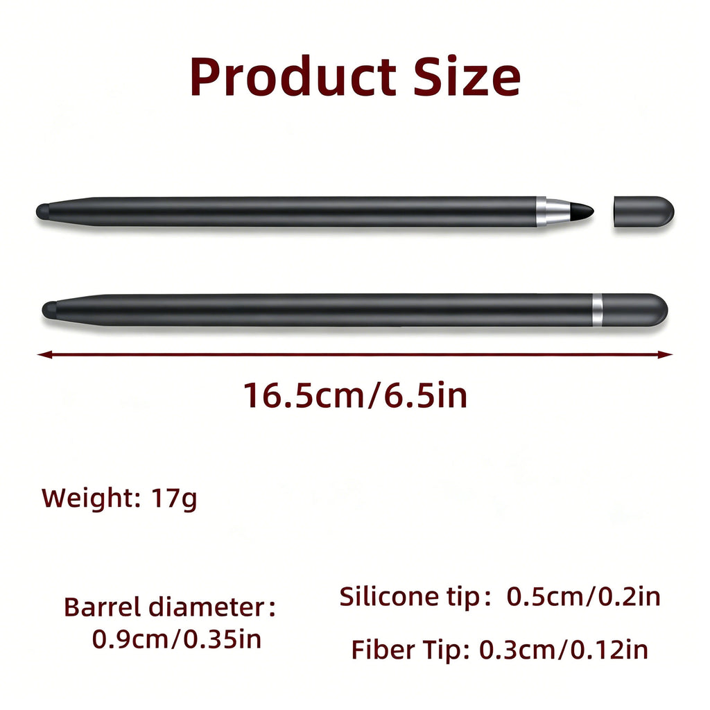 Ultramarine Technology iPad iPhone & Android Candy 2-in-1 Universal Capacitive Stylus Pen Size