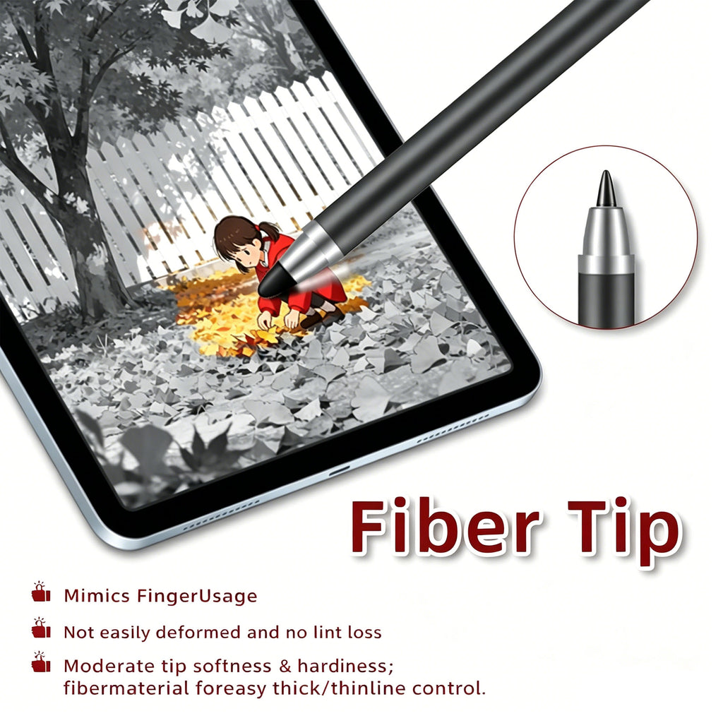 Ultramarine Technology iPad iPhone & Android Candy 2-in-1 Universal Capacitive Stylus Pen Fiber Tip