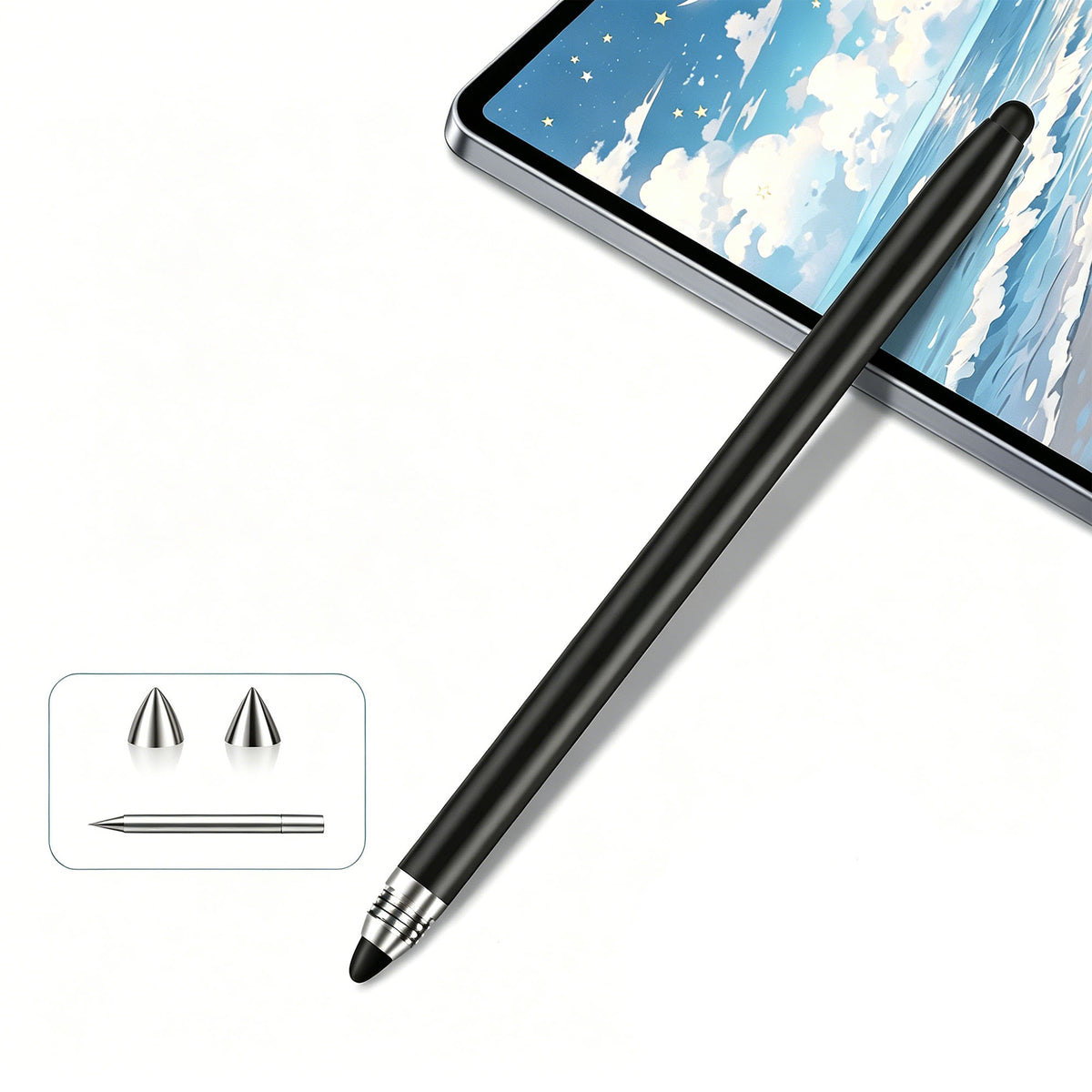 Ultramarine Technology iPad, iPhone & Samsung Candy 3-in-1 Universal Capacitive Stylus Pen Tip