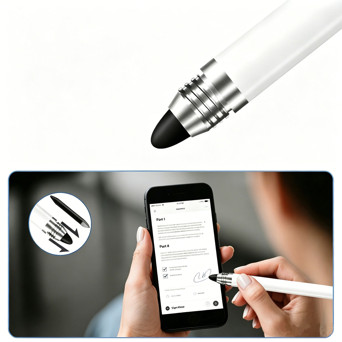 Ultramarine Technology iPad, iPhone & Samsung Candy 3-in-1 Universal Capacitive Stylus Pen Writing