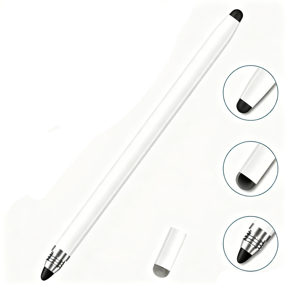 Ultramarine Technology iPad, iPhone & Samsung Candy 3-in-1 Universal Capacitive Stylus Pen Silicone Tip