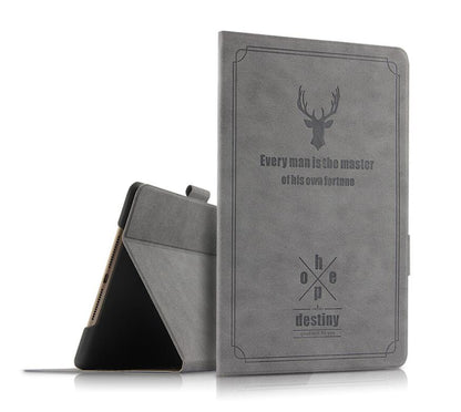 Destiny Imitation Deer Leather Apple iPad Mini 4 Case Folio Stand