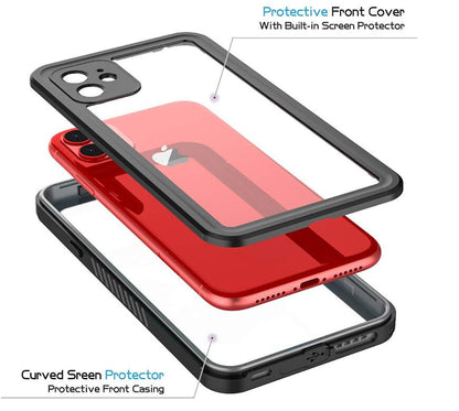 Twill Swimming IP68 Waterproof Apple iPhone 11 Case Bumper Combo