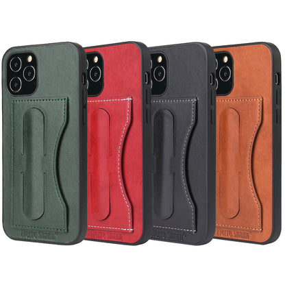 Contracted Card Holder iPhone 12 Pro Max Case Beveled Stand