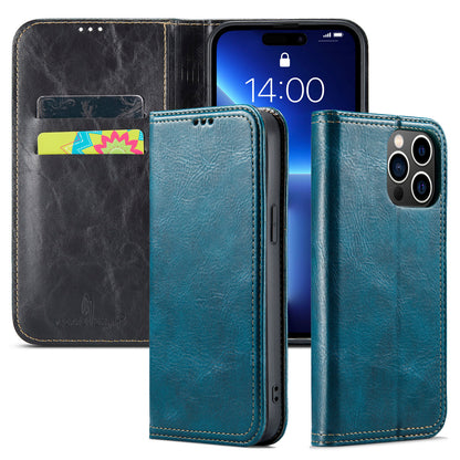 Tree Artificial Leather iPhone 14 Case Wallet Stand