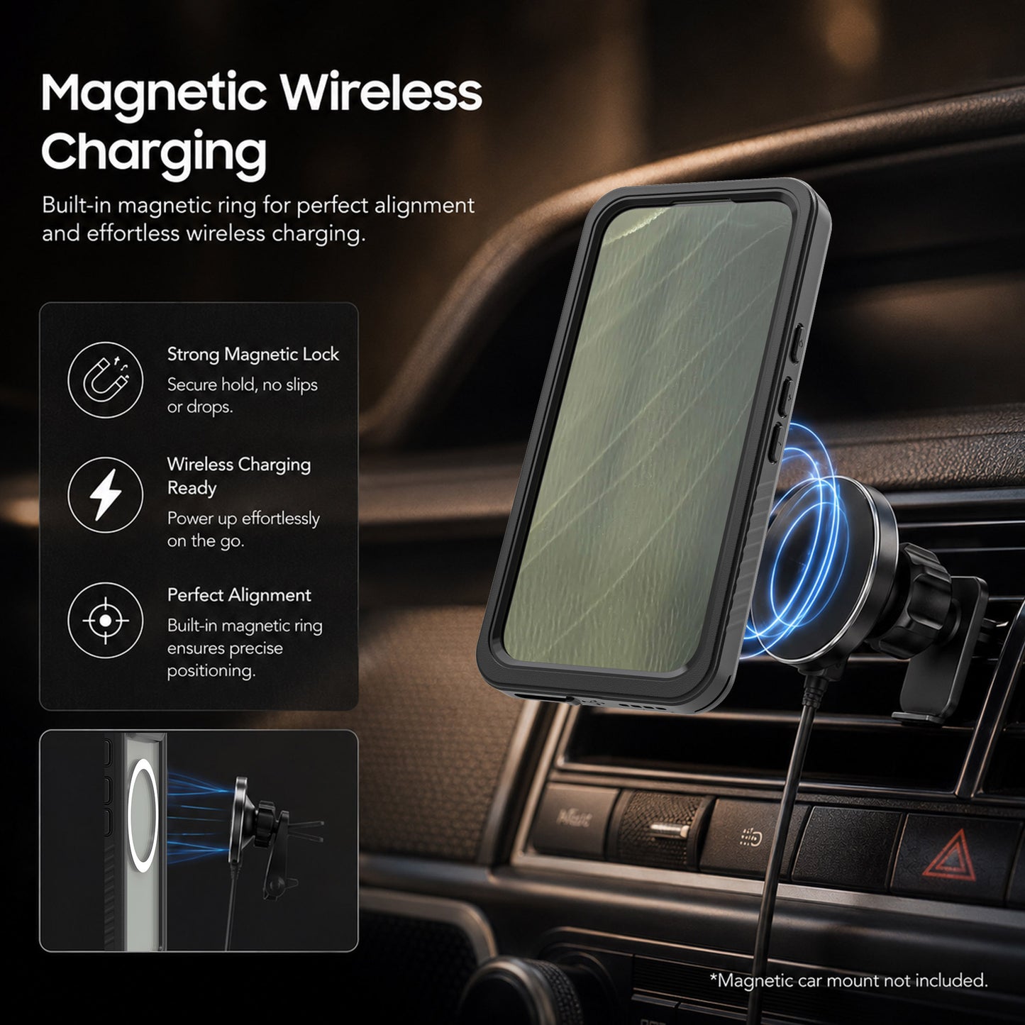 Ultramarine Technology IP68 Waterproof FS MagSafe Series Phone Case - Heavy Duty Protection - Google Pixel 11