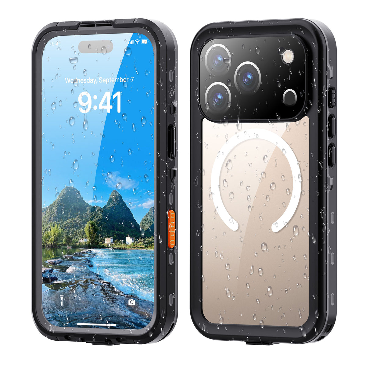 Ultramarine Technology with IP68 Waterproof MagSafe Phone Case - 3M Drop & Dust Protection