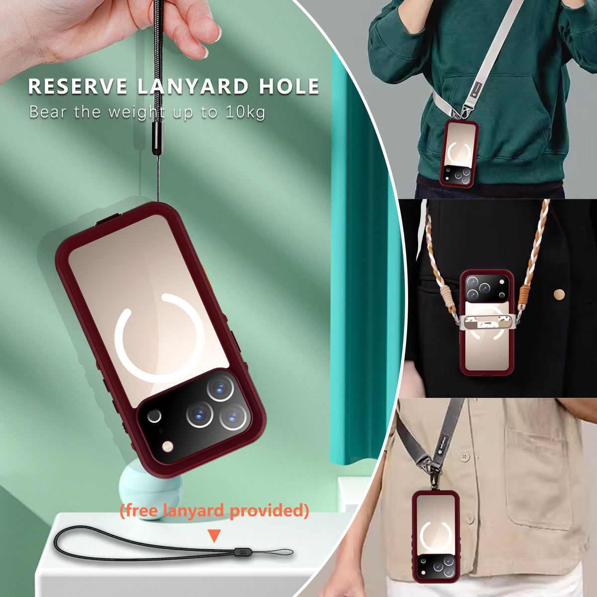 Ultramarine Technology with IP68 Waterproof MagSafe Phone Case - 3M Drop & Dust Protection