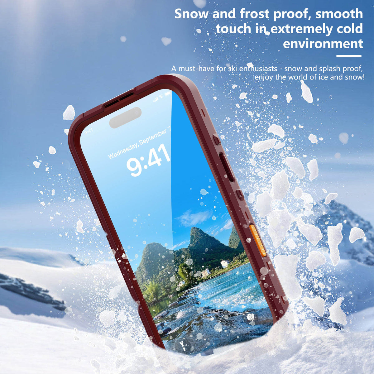 Ultramarine Technology with IP68 Waterproof MagSafe Phone Case - 3M Drop & Dust Protection