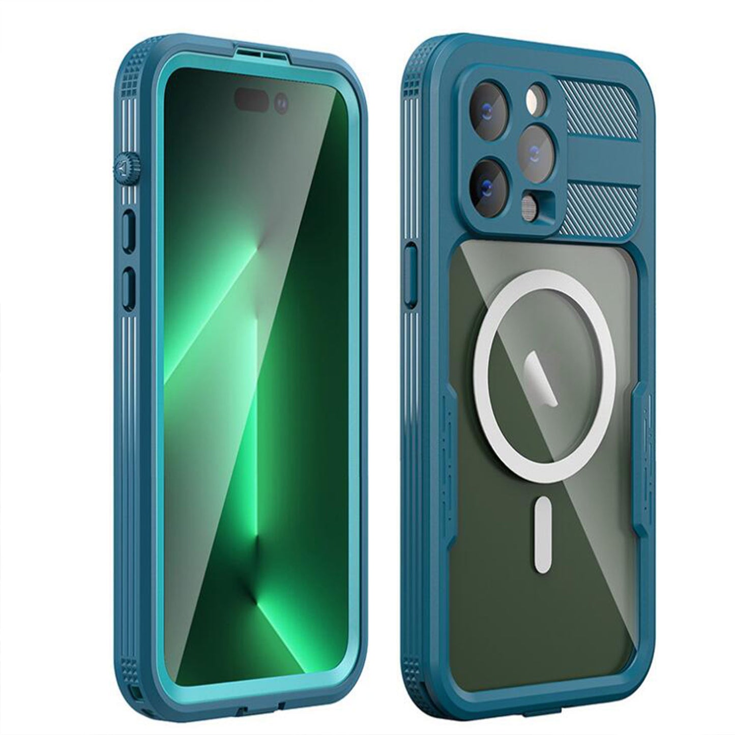 Ultramarine TechnologyIP68 Waterproof Phone Case – Full-Body Protection & Wireless Charging - iPhone 14 Pro Max