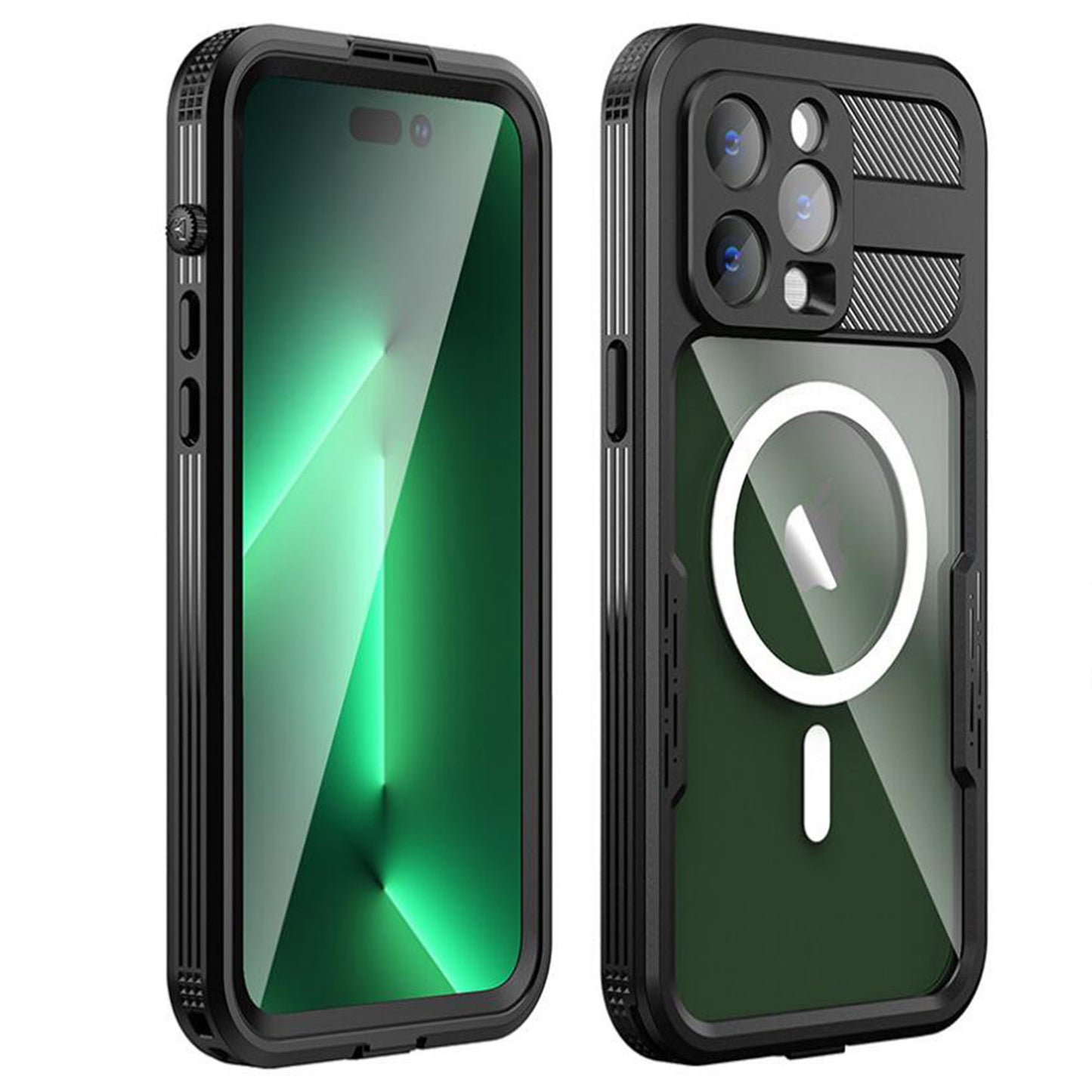 Ultramarine TechnologyIP68 Waterproof Phone Case – Full-Body Protection & Wireless Charging - iPhone 14 Pro Max
