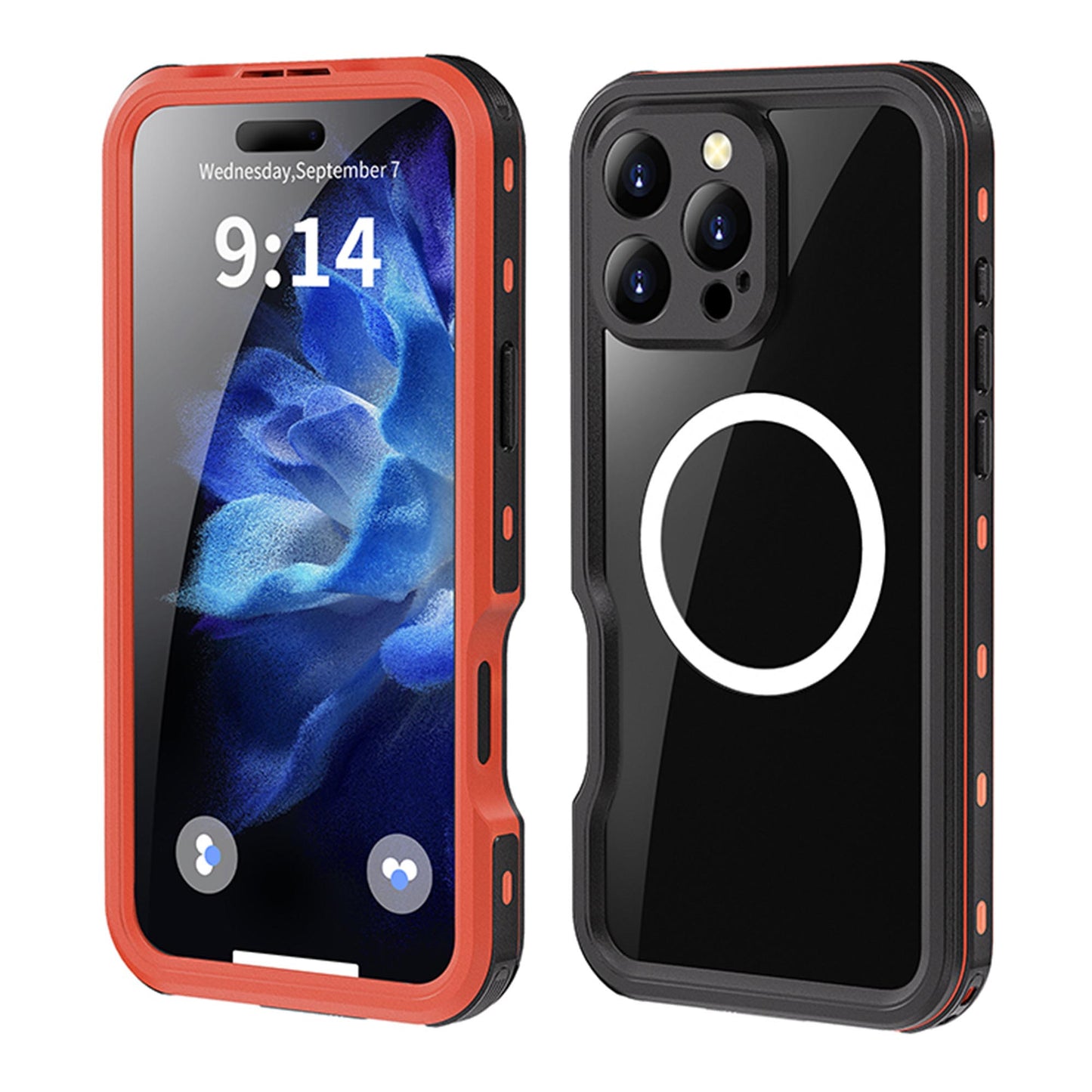 Ultramarine Technology IP68 Waterproof Phone Case Hand Lanyard - Full Protection & Dustproof - iPhone 16 Pro Max