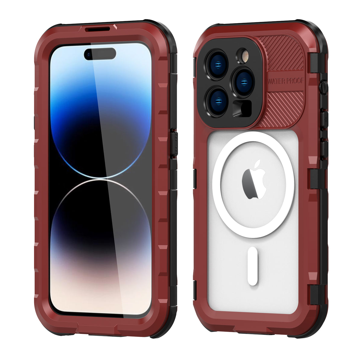Ultramarine Technology with IP68 Waterproof Phone Case with Camera Button | 360 Full Body