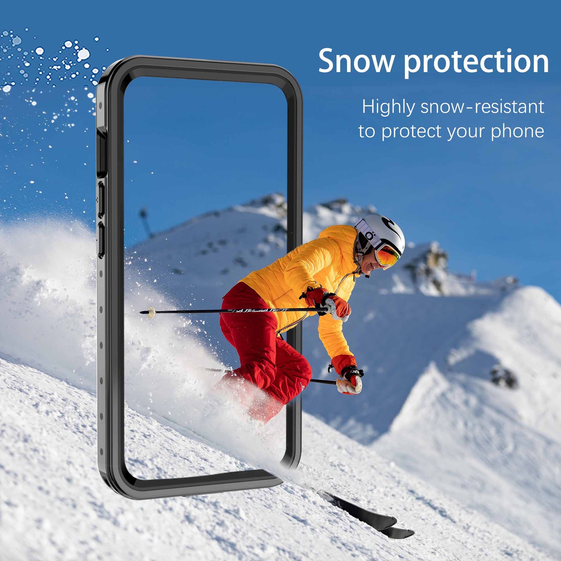 Ultramarine Technology IP68 Waterproof Rugged Phone Case with Magnetic Function & Screen Protector - iPhone 14 Pro Max