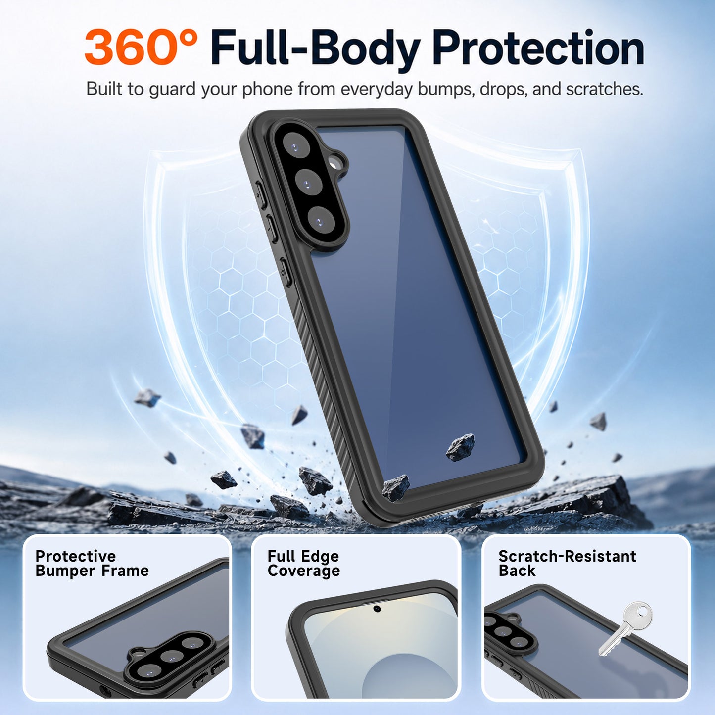 Ultramarine Technology IP68 Waterproof & Shockproof Phone Case | Outdoor Defense - Galaxy S26 FE