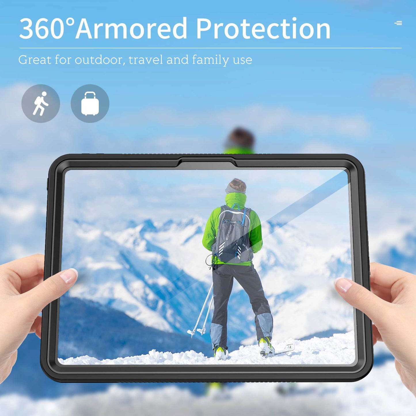 Ultramarine Technology IP68 Waterproof & Shockproof Table Case | Outdoor Defense - iPad Pro 13