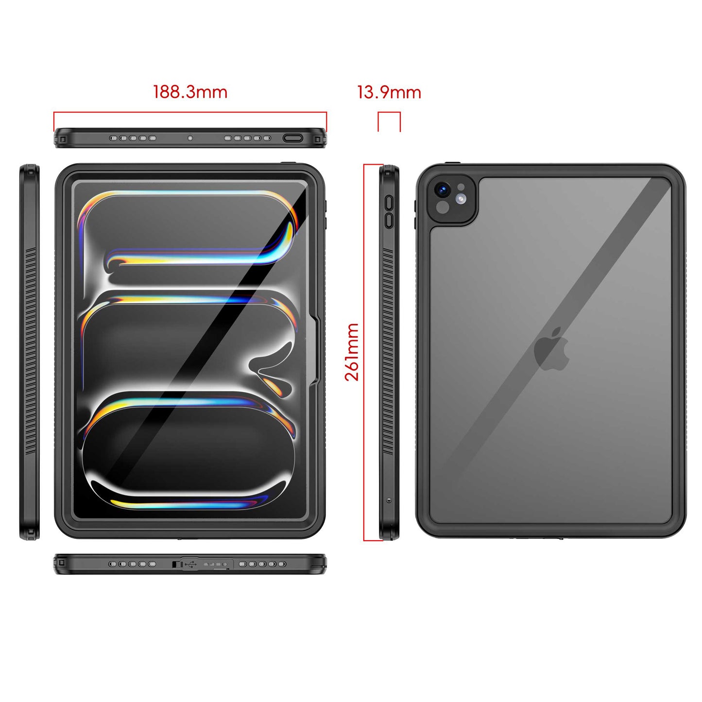 Ultramarine Technology IP68 Waterproof & Shockproof Table Case | Outdoor Defense - iPad Pro 13