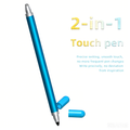 Ultramarine Technology iPad iPhone Android Commander Gradient 2-in-1 Capacitive Stylus Pen Blue Color
