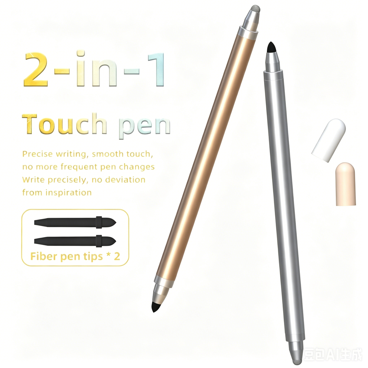 Ultramarine Technology iPad iPhone Android Commander Gradient 2-in-1 Capacitive Stylus Pen 
