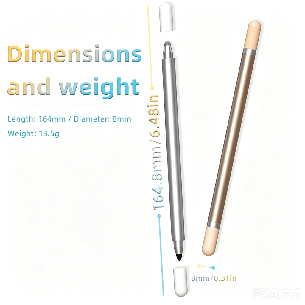 Ultramarine Technology iPad iPhone Android Commander Gradient 2-in-1 Capacitive Stylus Pen Long 16.4cm