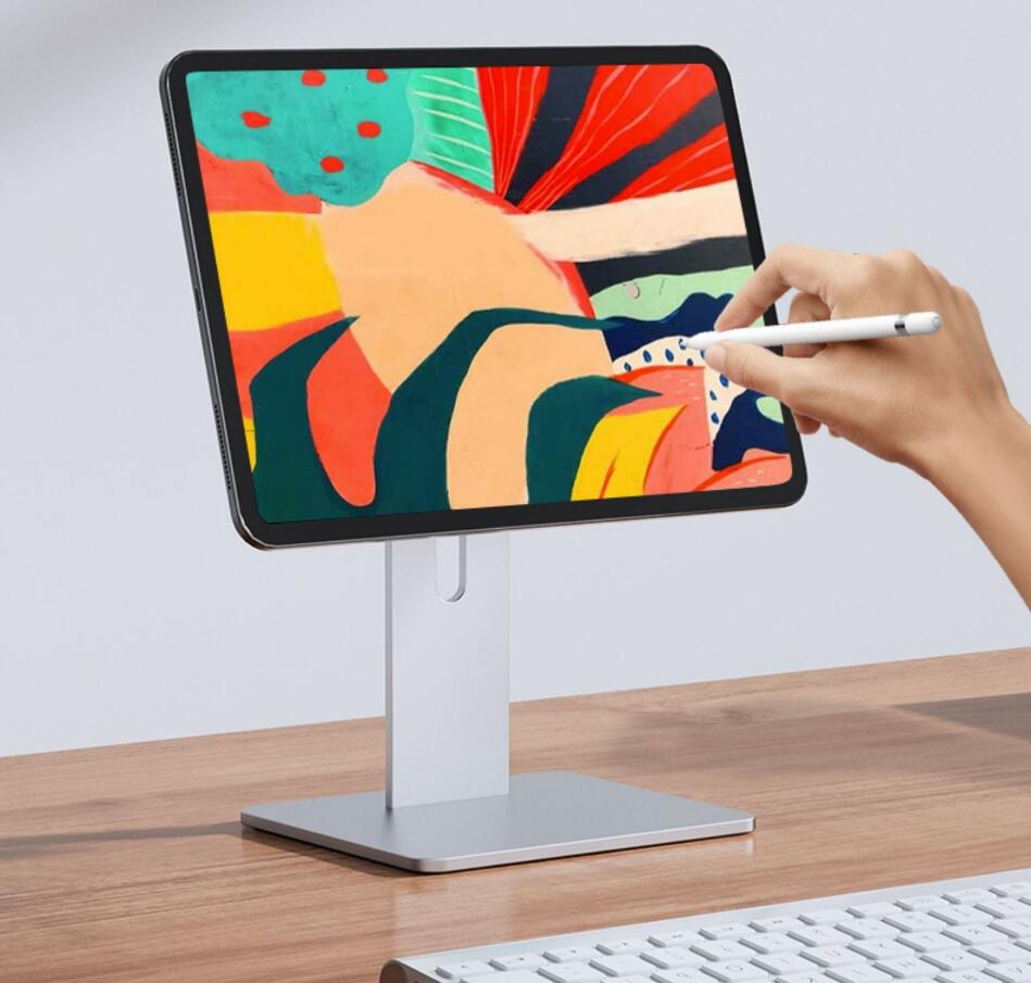 ipad-lifting-floating-magnetic-aluminum-tablet-stand-desk_4