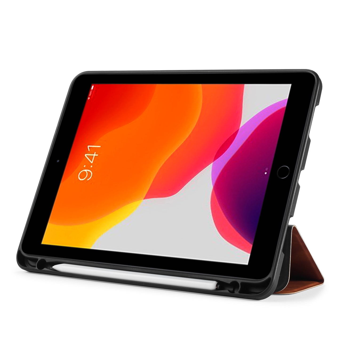 Catch Sight Slim Leather iPad 9 Case Flip Stand