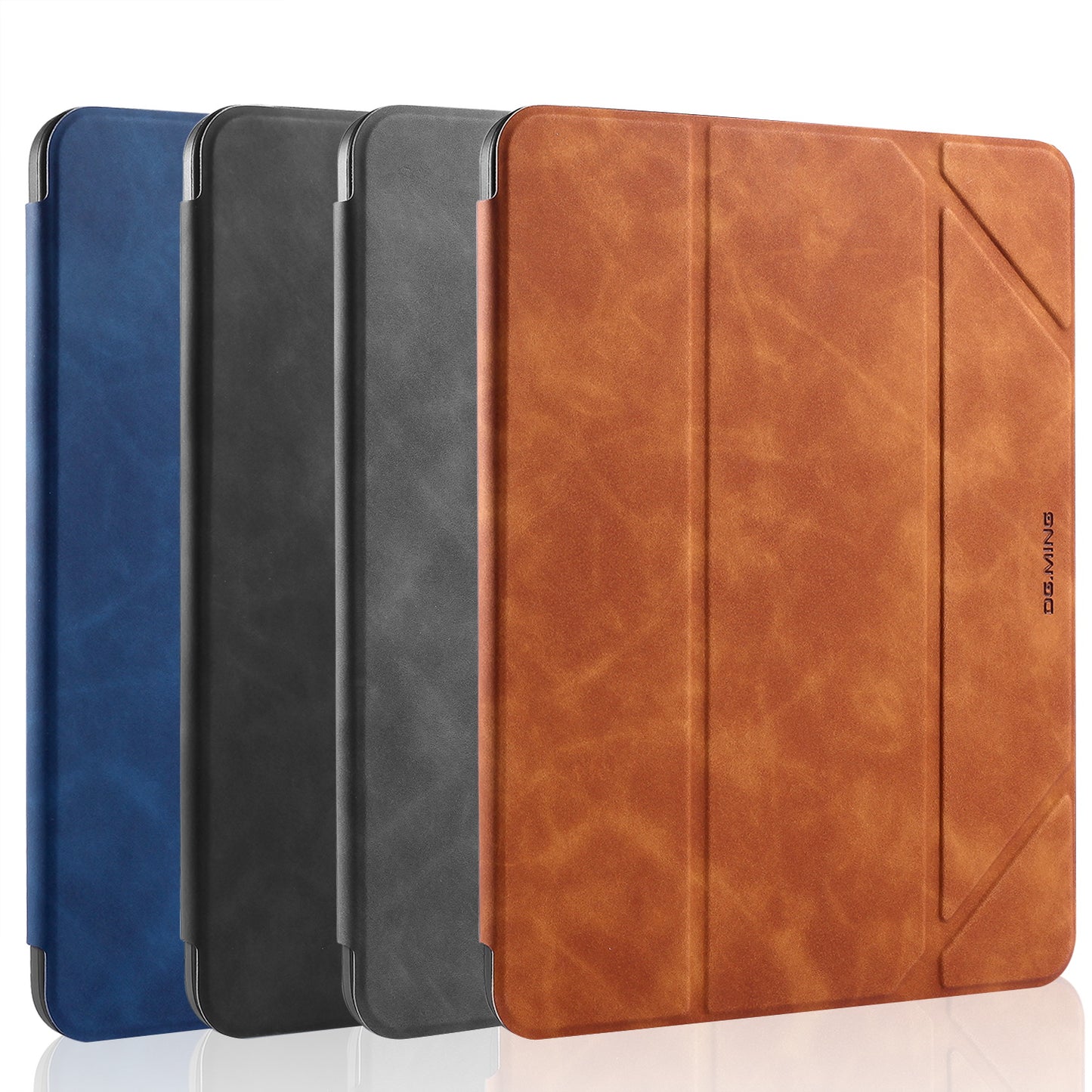 Catch Sight Slim Leather iPad 7 Case Flip Stand