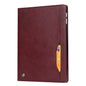 Classical Knead Leather iPad 10 Case with Notes Pocket