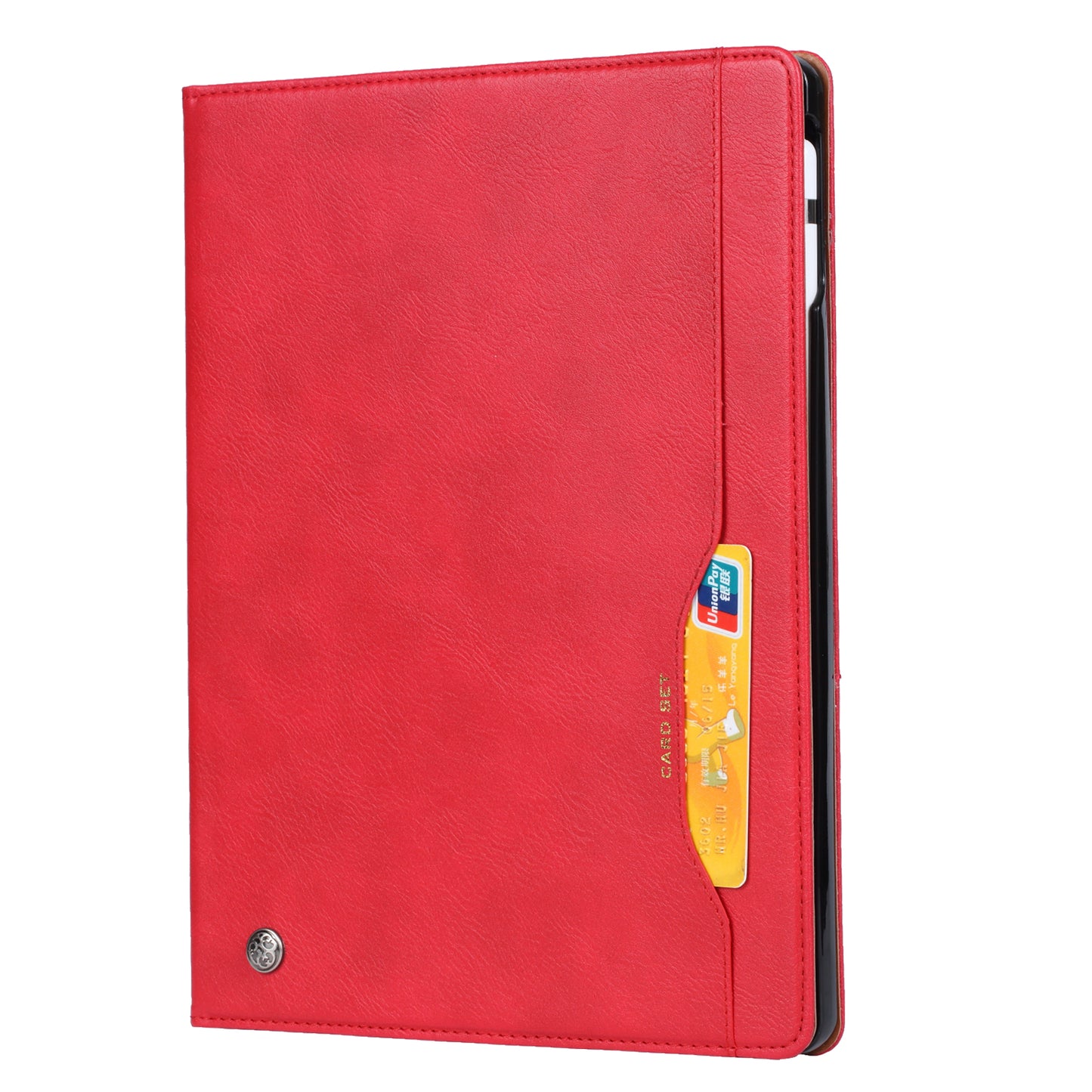 Classical Knead Leather iPad 10 Case with Notes Pocket