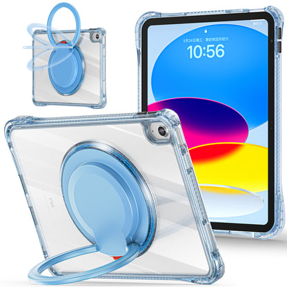 Defense Hook Stand Apple iPad 7 Case Transparent Rotating