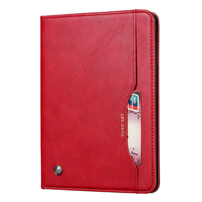 Classical Knead Leather iPad 6 Case with Notes Pocket