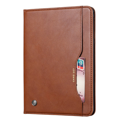 Classical Knead Leather iPad 6 Case with Notes Pocket