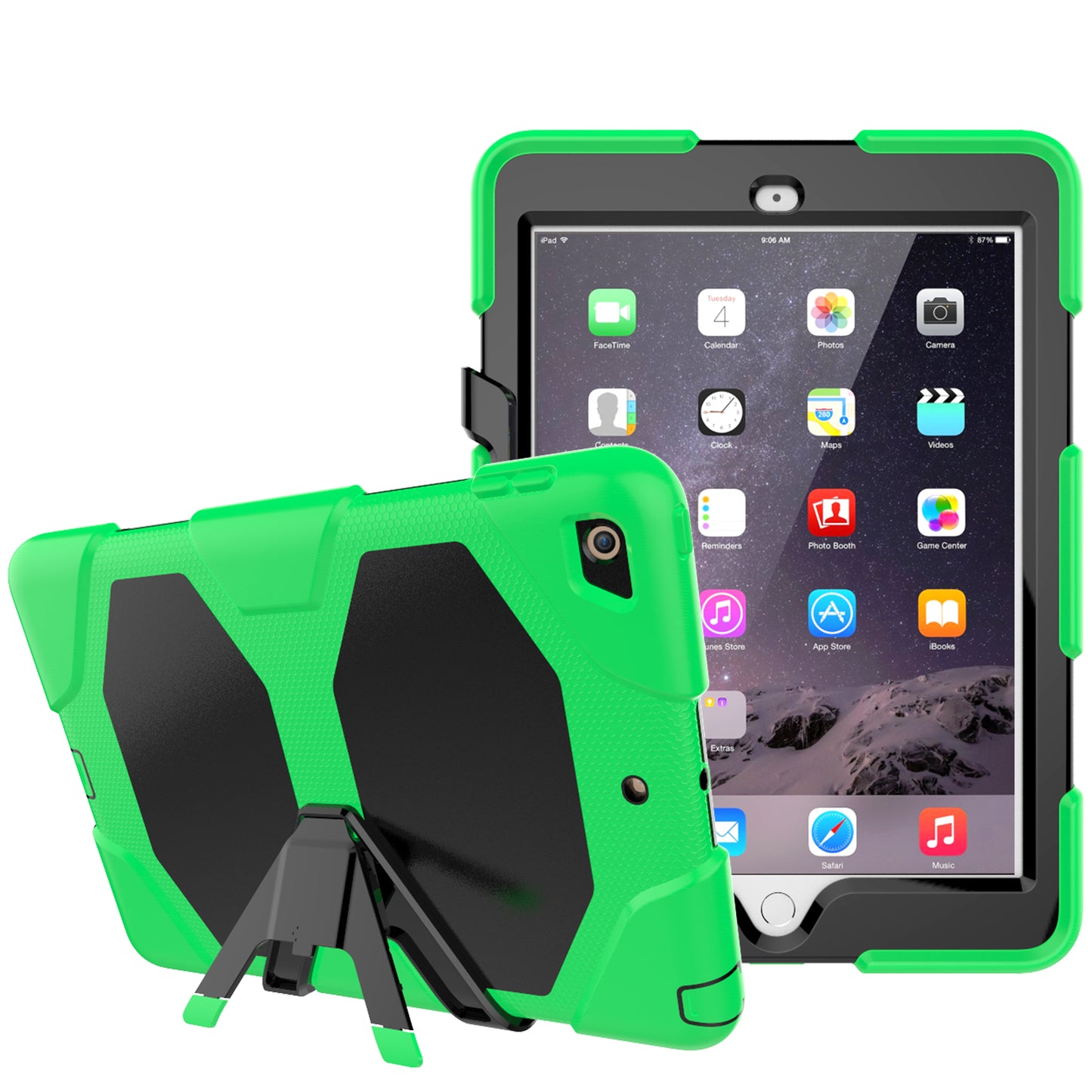 Tough Box Built-in Screen Protector Apple iPad 9.7 5th Generation Case Shockproof