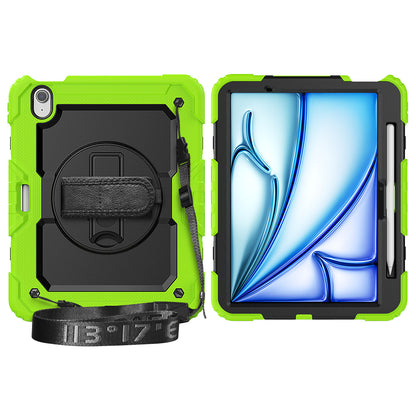 Tough Strap Built-in Screen Protector iPad Air 11 (2024) Case Stand