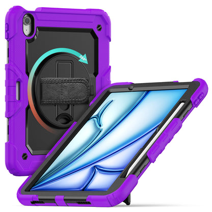 Tough Strap Built-in Screen Protector iPad Air 11 (2024) Case Stand