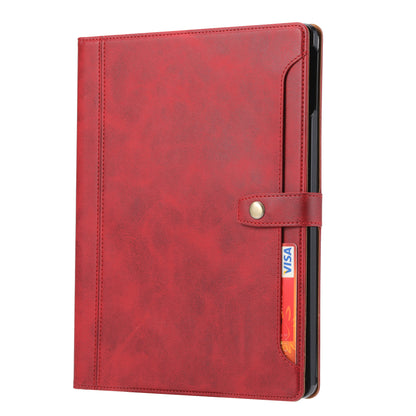 Buckle Retro Leather iPad Air 5 Case Stand Multi-card Slots