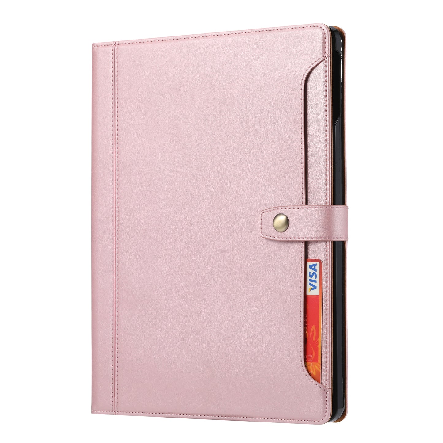 Buckle Retro Leather iPad Air 13 (2024) Case Stand Multi-card Slots