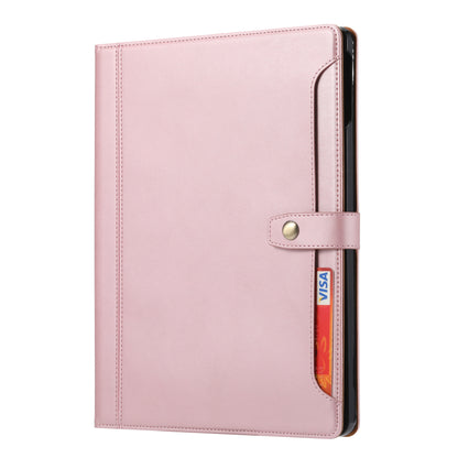 Buckle Retro Leather iPad Air 5 Case Stand Multi-card Slots