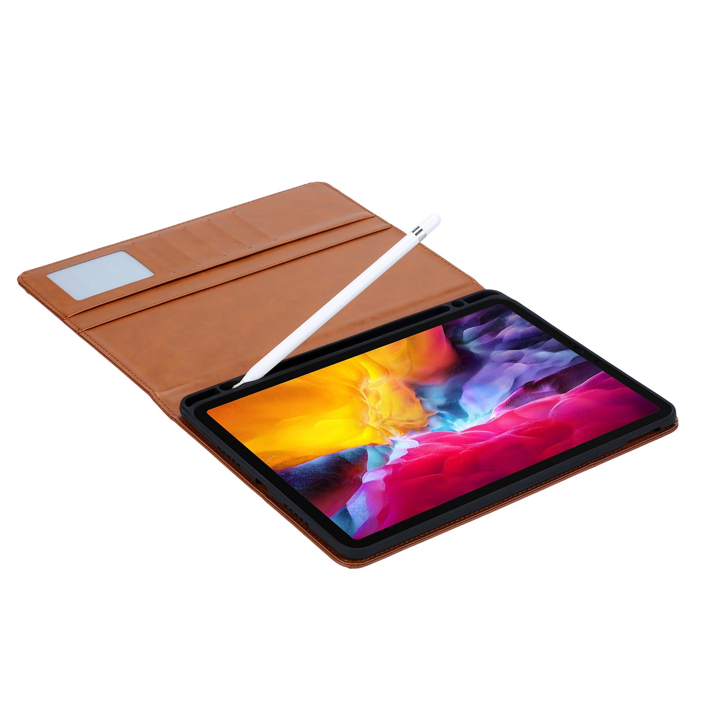 Classical Knead Leather iPad Air 13 (2024) Case with Notes Pocket