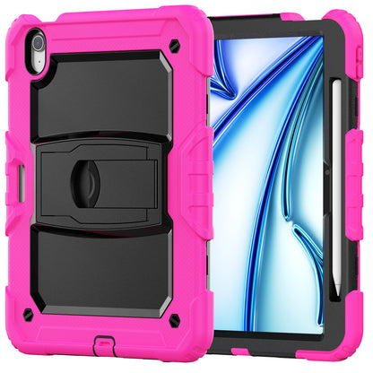 Kickstand Built-in Screen Protector iPad Air 11 (2024) Case Shoulder Strap