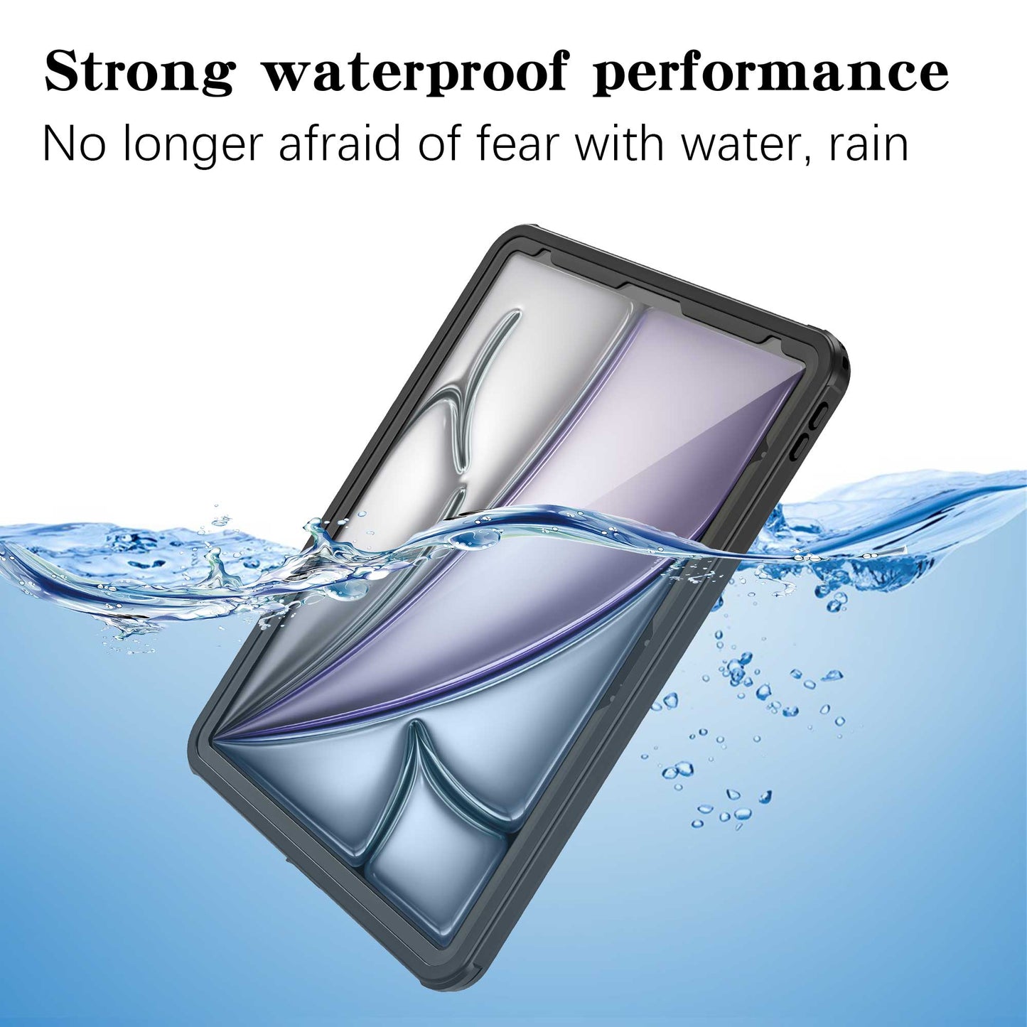 Visible Grace Waterproof Apple iPad Air 6 13" Case Highly Transparent