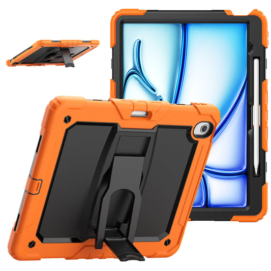 Kickstand Built-in Screen Protector iPad Air 6 13" Case Shoulder