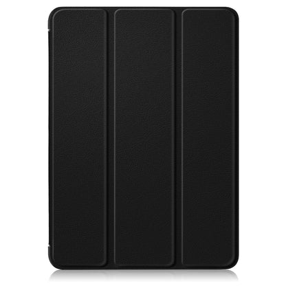 Tri-fold Caster Leather Apple iPad Air 11 (2024) Case Hard Shell Slim