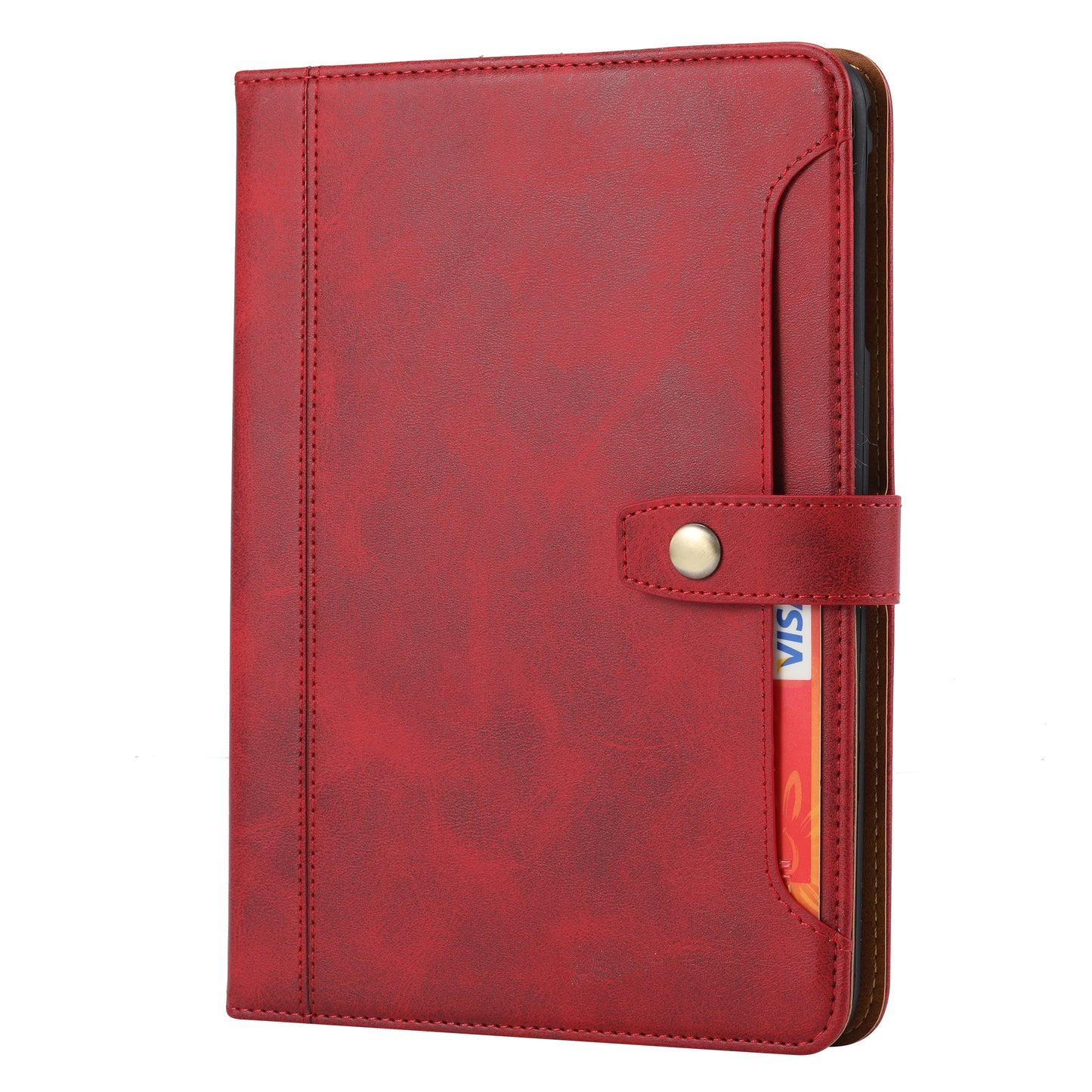 Buckle Retro Leather iPad Mini 5 Case Stand Multi-card Slots