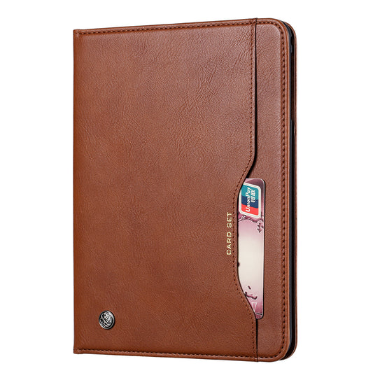 Classical Knead Leather iPad Mini 5 Case with Notes Pocket