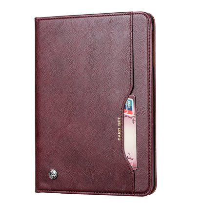 Classical Knead Leather iPad Mini 5 Case with Notes Pocket