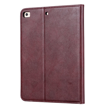 Classical Knead Leather iPad Mini 5 Case with Notes Pocket